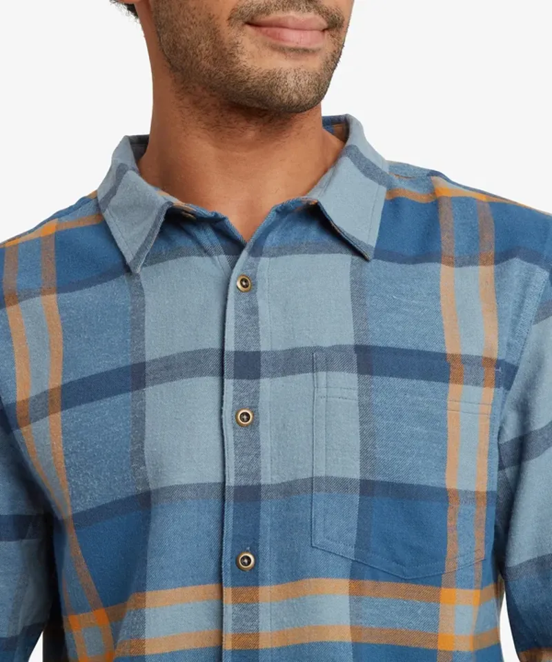 Sherpa Men's Batsa Eco Long Sleeve Shirt - Arctic Blue-4