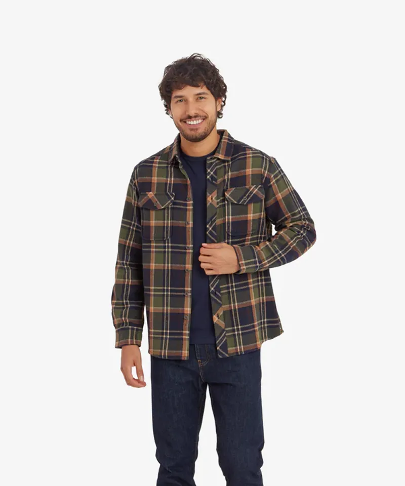 Sherpa Men's Choejor Shirt Rathee Plaid-1