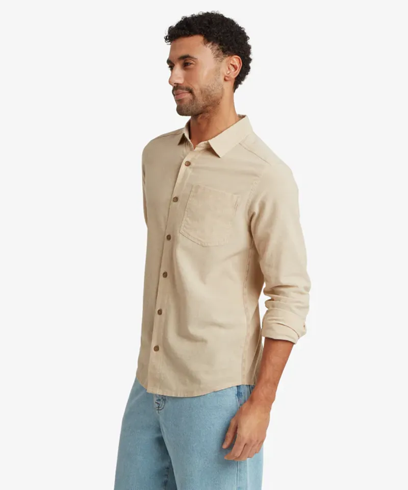 Sherpa Men's Daha Shirt - Bardiya Sand-1
