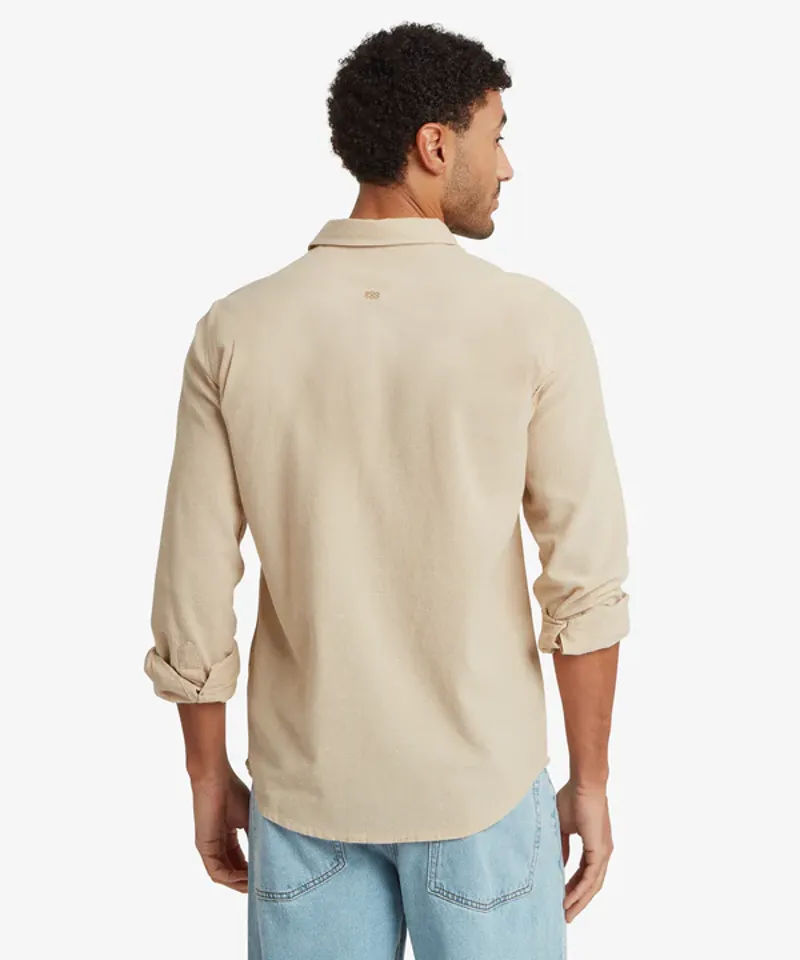 Sherpa Men's Daha Shirt - Bardiya Sand-3