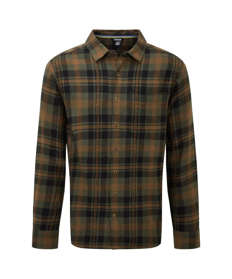 Sherpa Men's Dharan Long Sleeve Shirt Evergreen