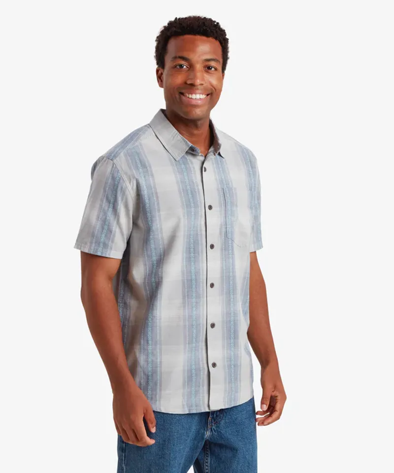 Sherpa Men's Ispat Short Sleeve Shirt - Pearl Blue-3