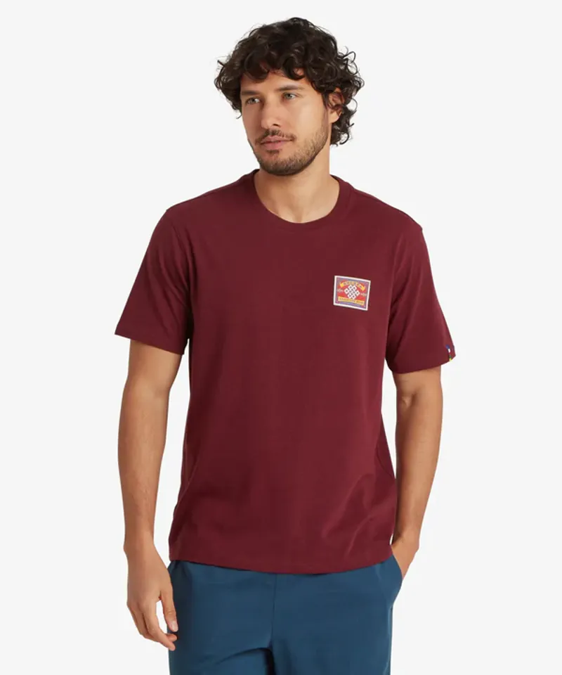 Sherpa Men's Jutnu Patch Tee - Wine-1