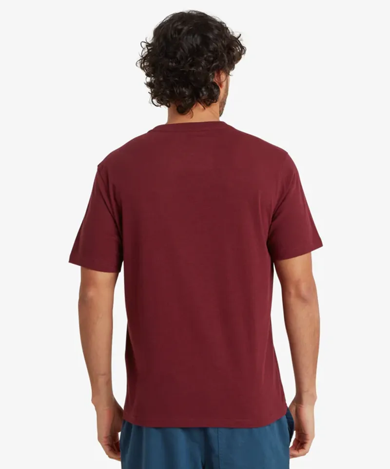 Sherpa Men's Jutnu Patch Tee - Wine-3
