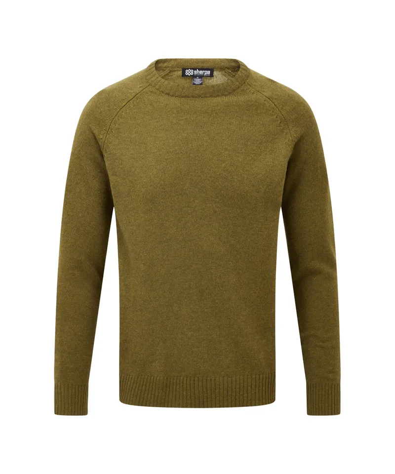 Sherpa Men's Kangtega Crew Sweater - Moss
