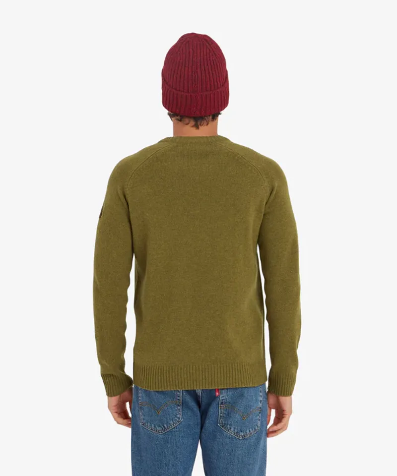 Sherpa Men's Kangtega Crew Sweater - Moss-3
