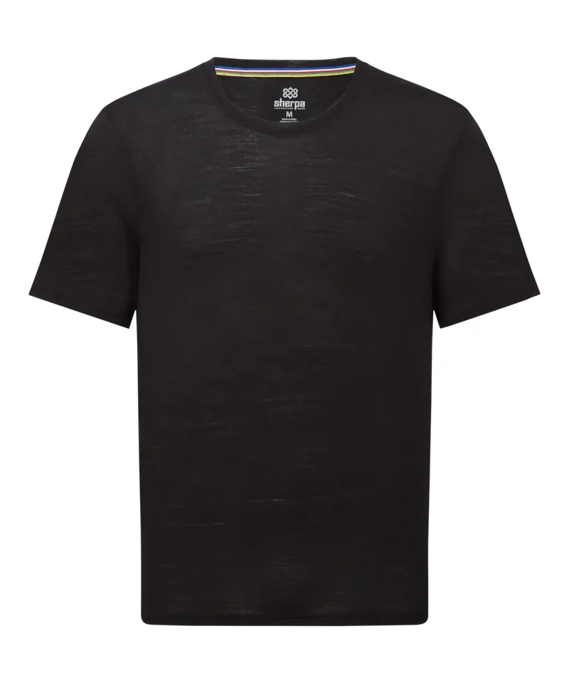 Sherpa Men's Nanda Merino Ss Tee - Black