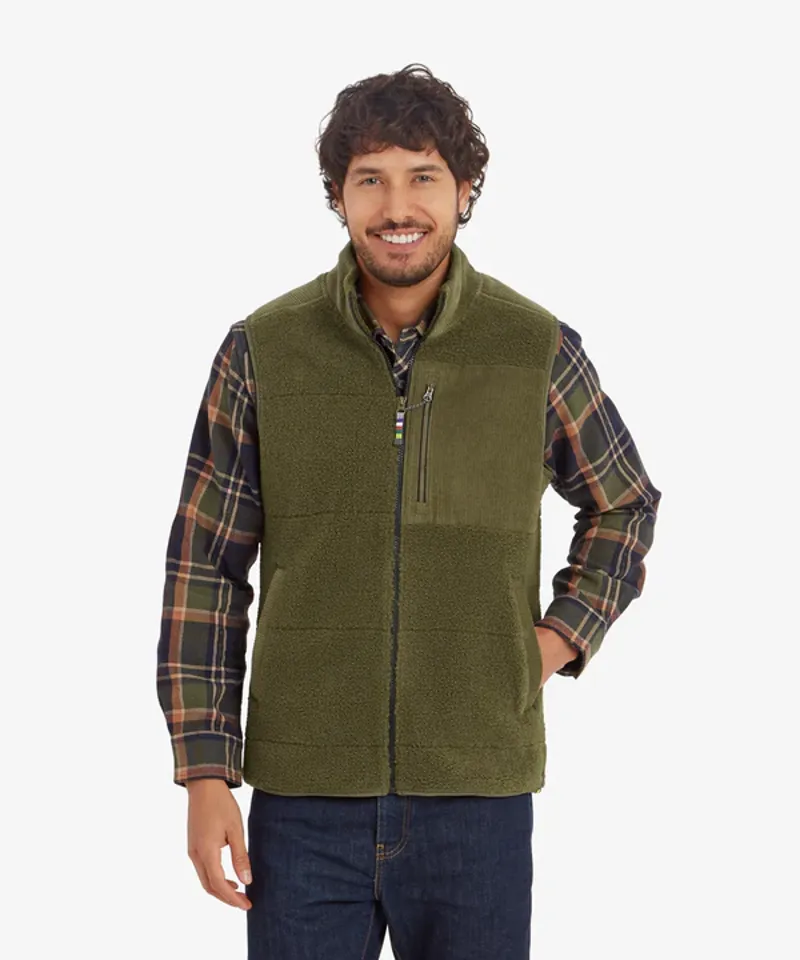 Sherpa M's Rangeli Vest - Evergreen-1