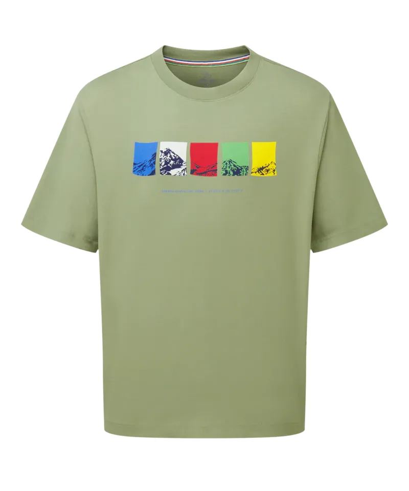 Sherpa Mens's Tarcho Mountain T-shirt - Pistachio