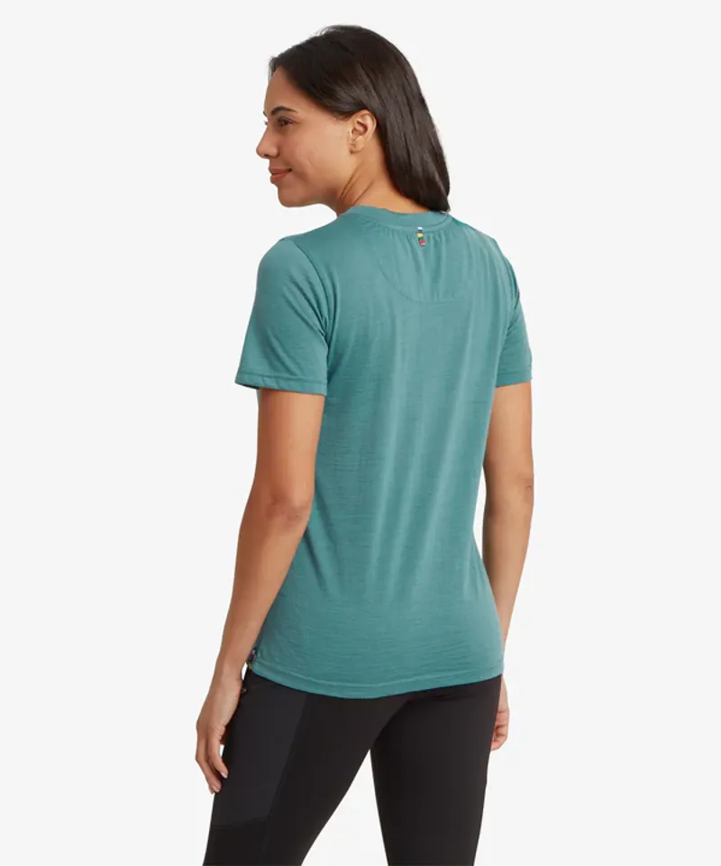 Sherpa Women's Nanda Merino SS Tee - Hydra-3