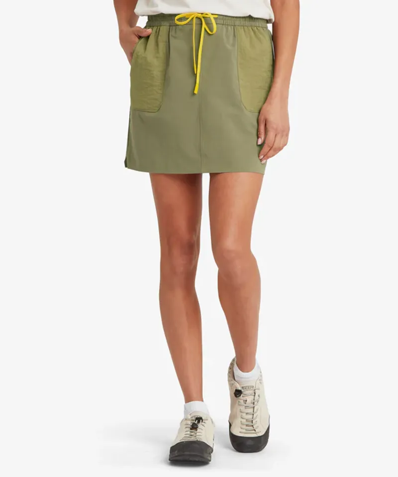 Sherpa Women's Tarcho Retro Skort - Olive-1