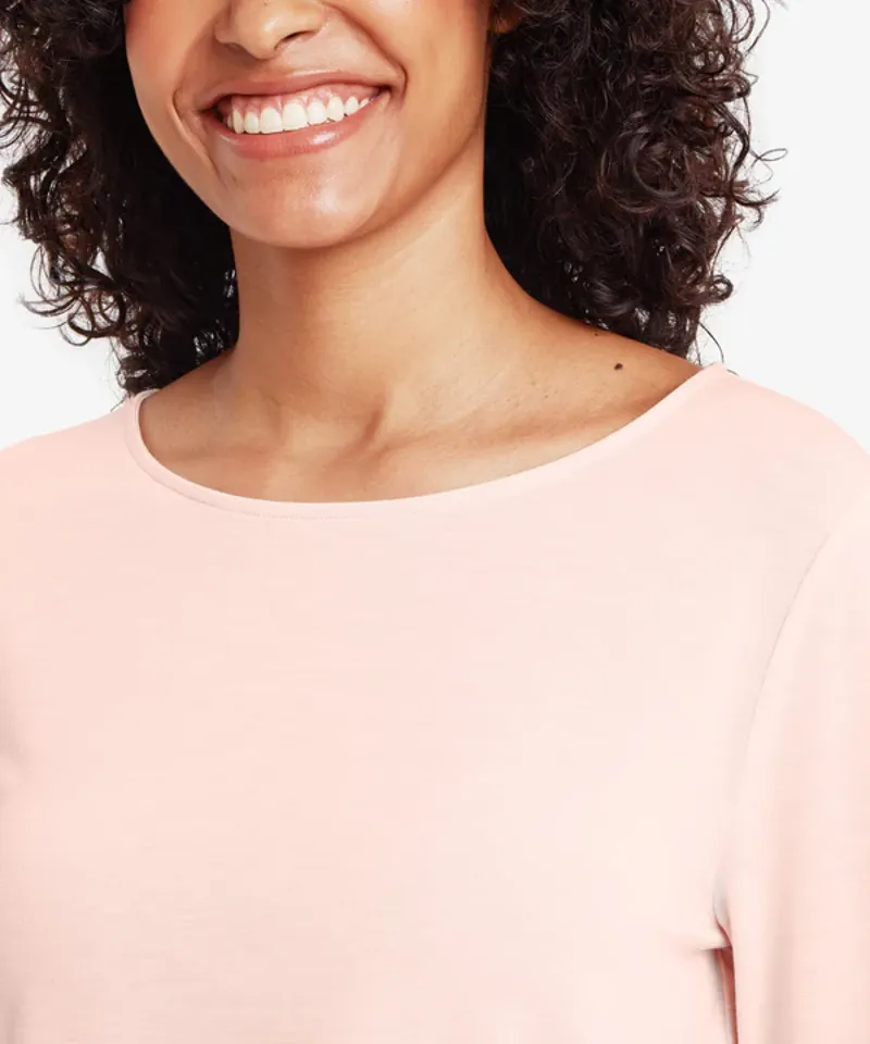 Sherpa Women's Asha 3/4 Sleeve Top Light - Rose Gold-4