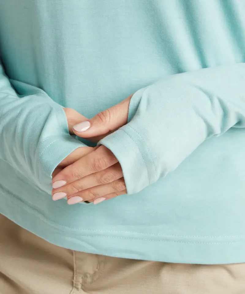 Sherpa Women's Bali LS Tee - Mist-3