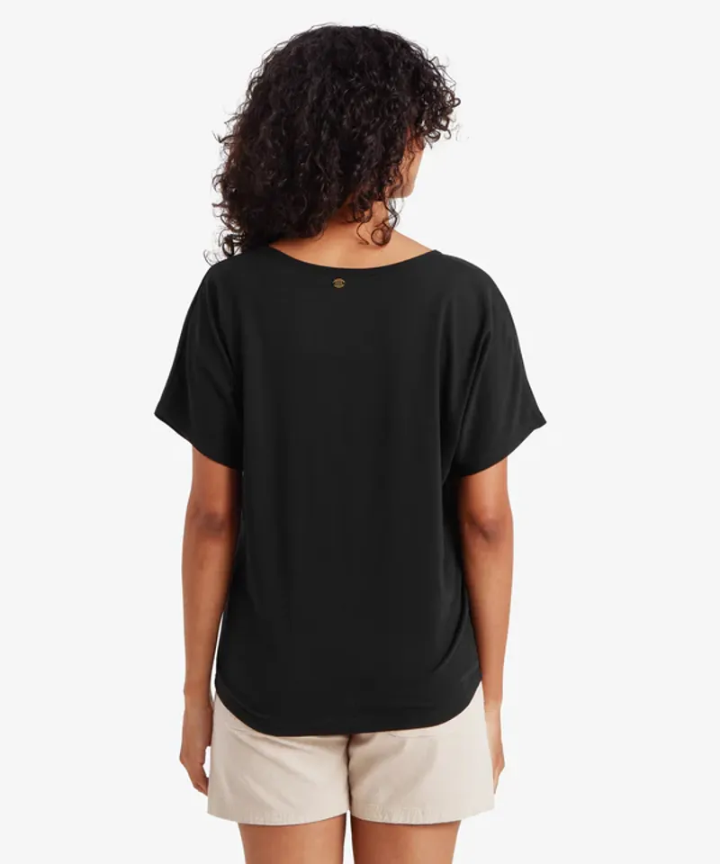 Sherpa Women's Jutnu V-Neck Tee - Black-3