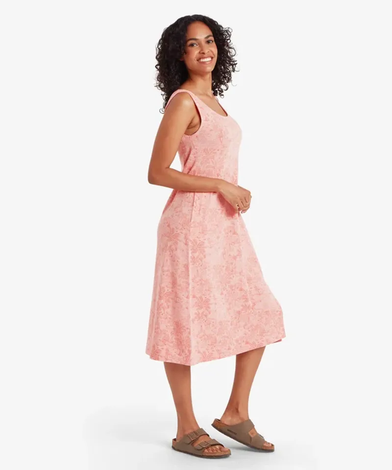 Sherpa Women's Neha Long Tank Dress - Rose Gold Toile-1