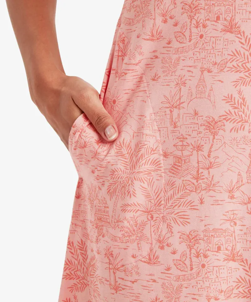 Sherpa Women's Neha Long Tank Dress - Rose Gold Toile-3