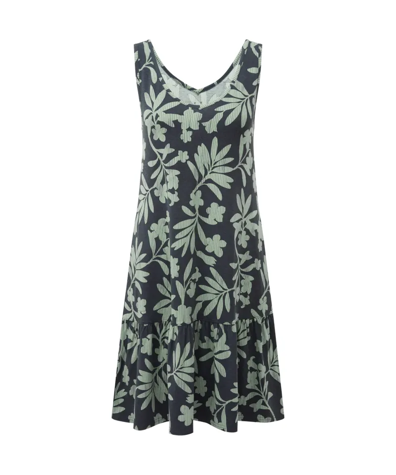 Sherpa Women's Neha Ruffle Dress - Black Gurans