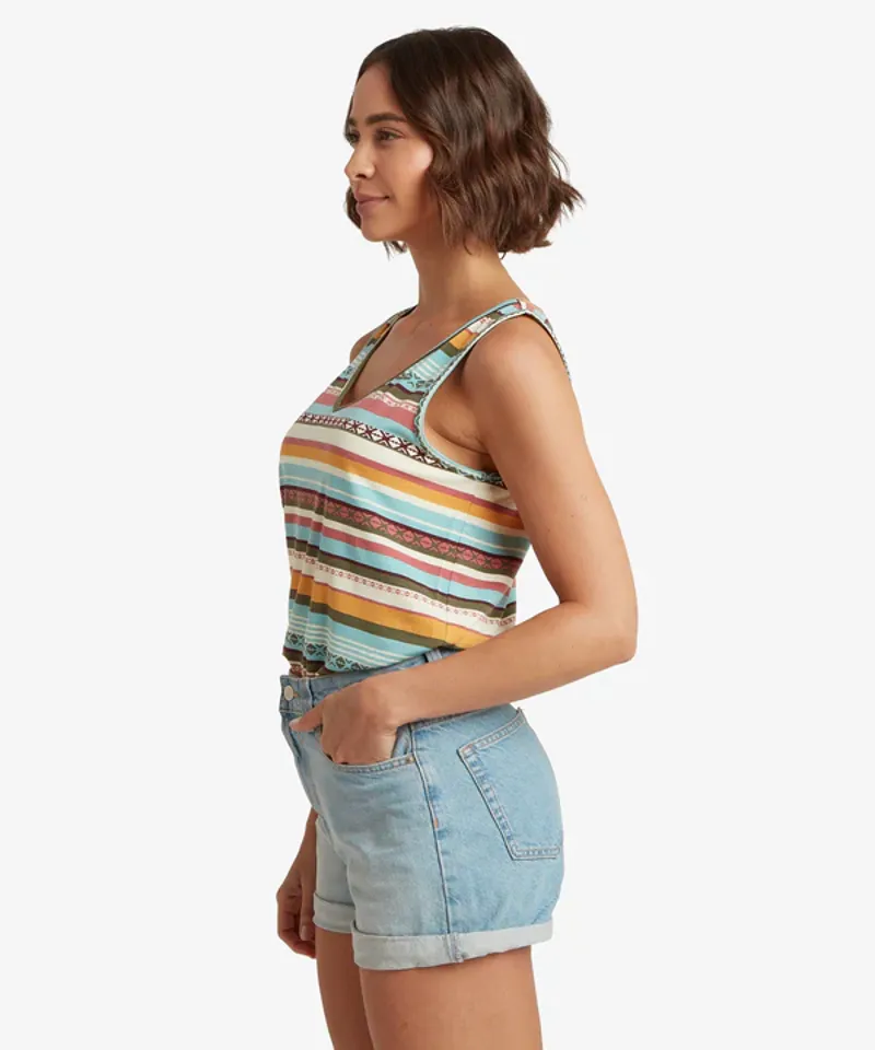 Sherpa Women's Neha V-Neck Tank - Evergreen Indreni-2