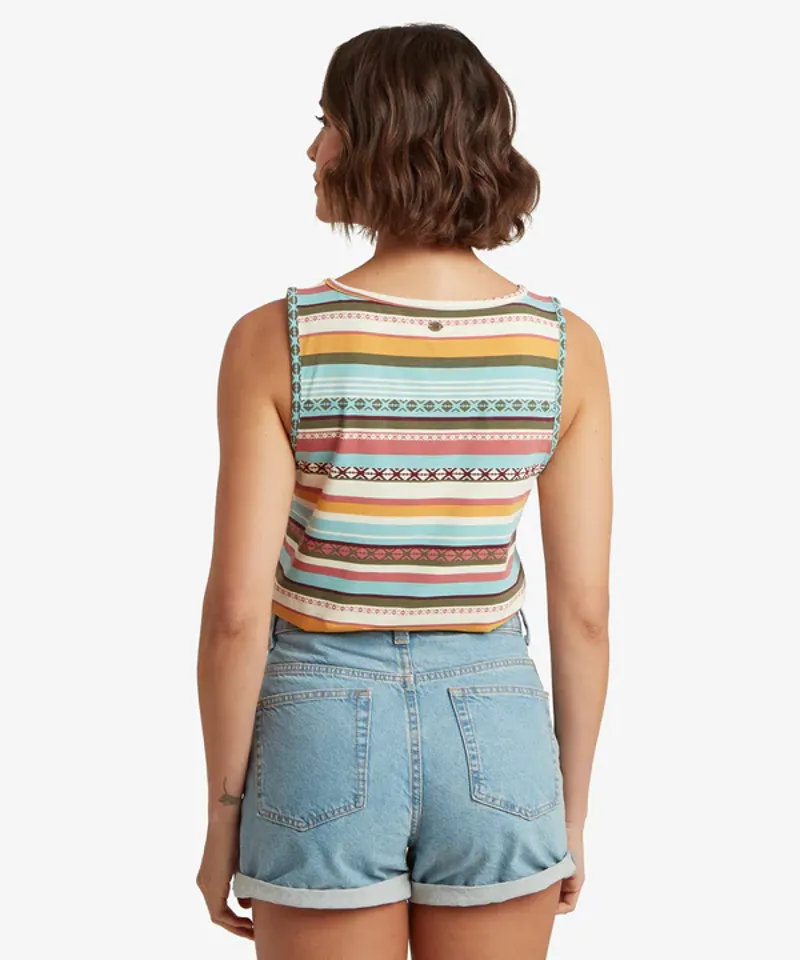 Sherpa Women's Neha V-Neck Tank - Evergreen Indreni-4