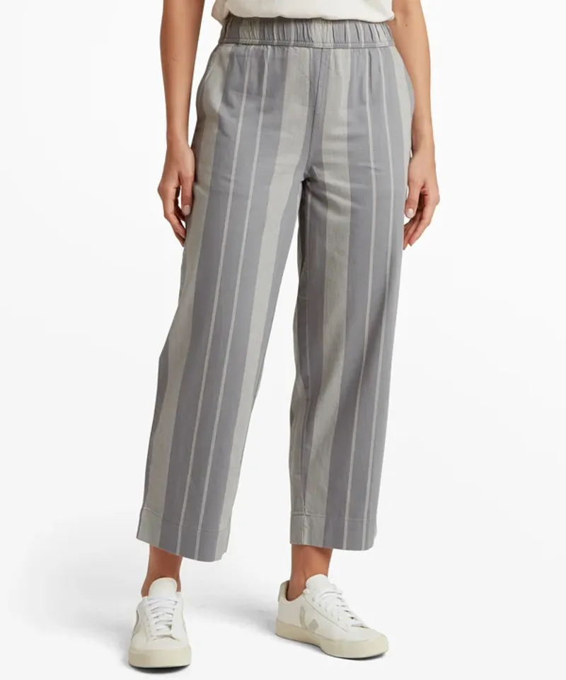 Sherpa Women's Palmo Ankle Pull On Pant - Stormy Stripe-1