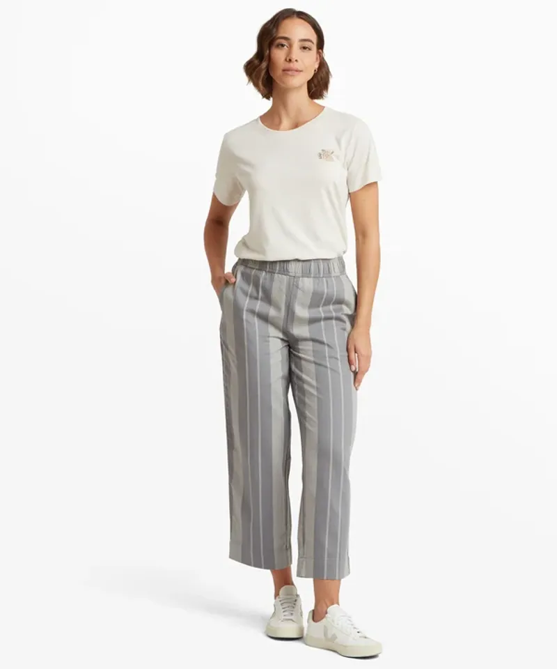 Sherpa Women's Palmo Ankle Pull On Pant - Stormy Stripe-2
