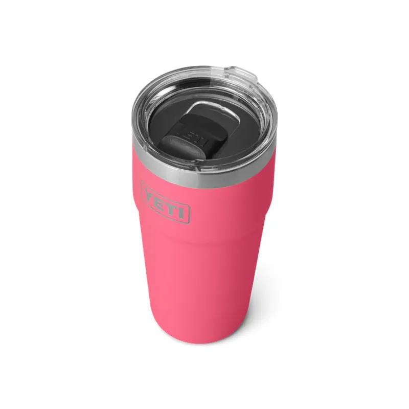 Yeti Rambler 20 Oz - 591ml Stackable Cup Mag Slider Tropical Pink-2