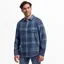 Sherpa Men's Batsa Eco Long Sleeve Shirt Neelo Blue Plaid
