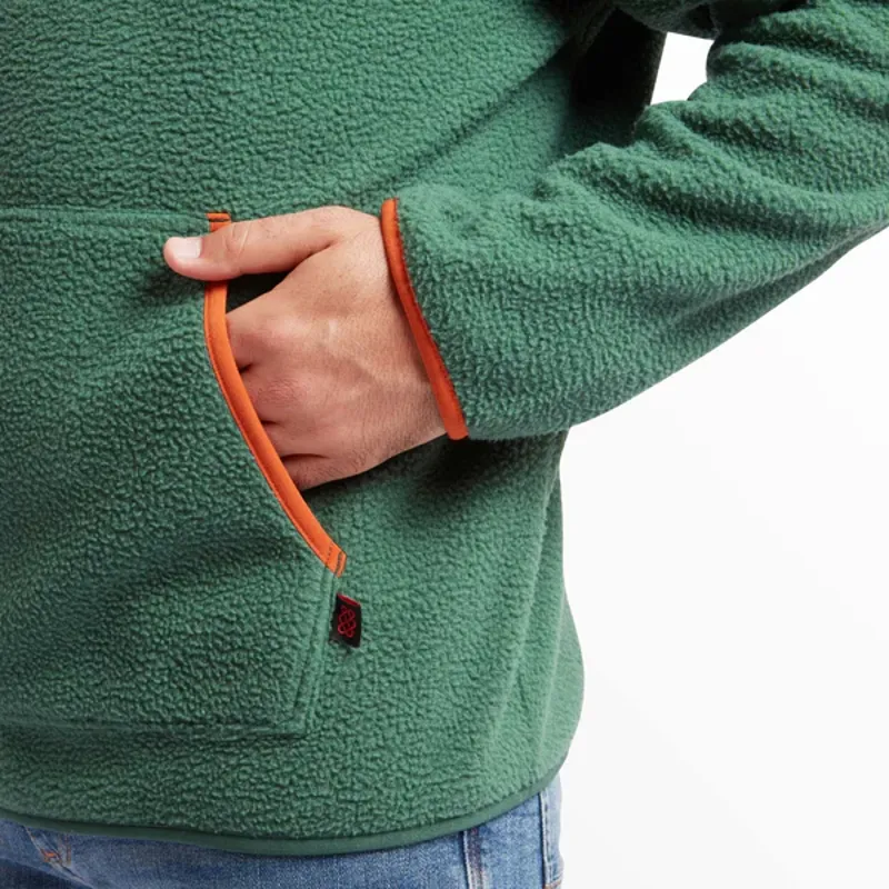 Sherpa Men's Uddesya Eco 1/4 Zip Hoodie Forest-1