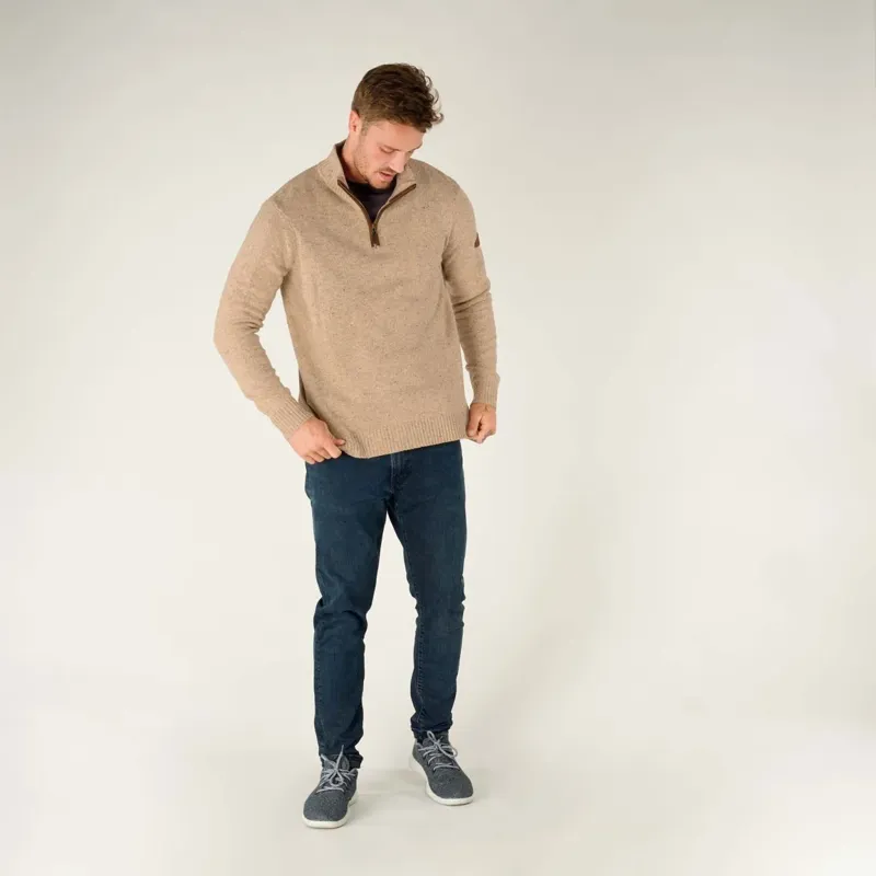 Sherpa Men's Kangtega 1/4 Zip Sweater Chai Tea-2