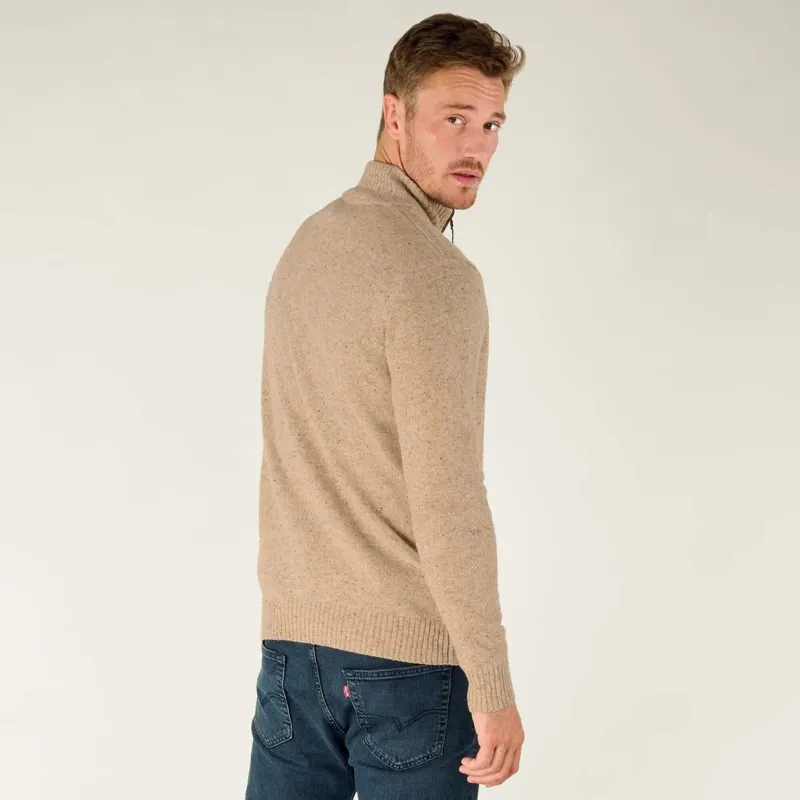 Sherpa Men's Kangtega 1/4 Zip Sweater Chai Tea-3