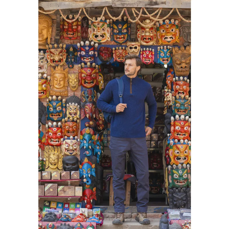 Sherpa Kangtega Mens Quarter Zip Sweater Rathee-2