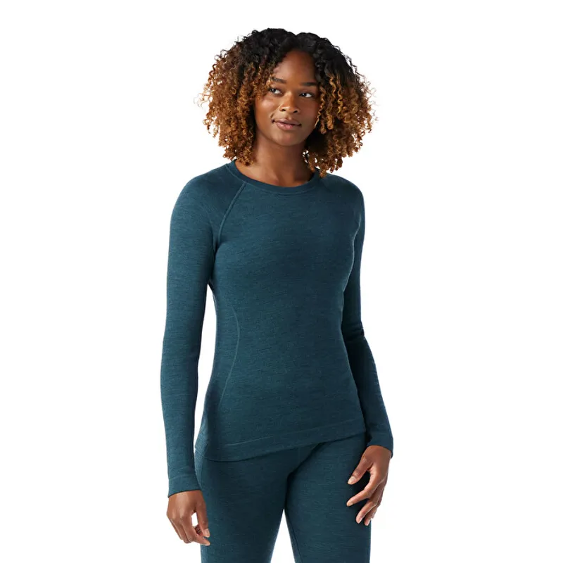 Smartwool Women's Merino Classic Thermal Crew Twilight Blue Heather