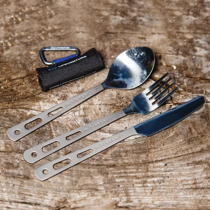 Lifeventure Titanium Cutlery Set-1