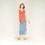 Sherpa Women's Neha V-Neck Tank Sorbet Leaf