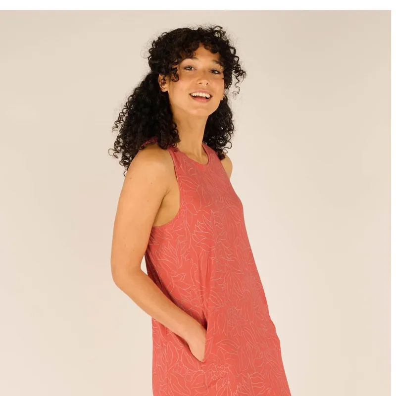 Sherpa Women's Padma Sporty Dress Sorbet Leaf-4