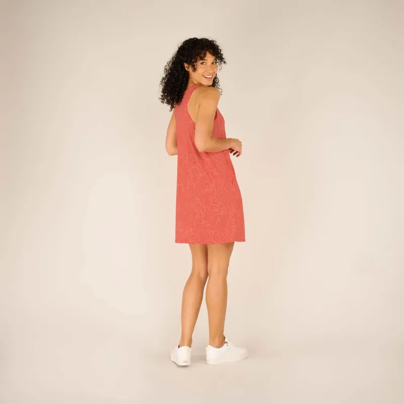 Sherpa Women's Padma Sporty Dress Sorbet Leaf-3