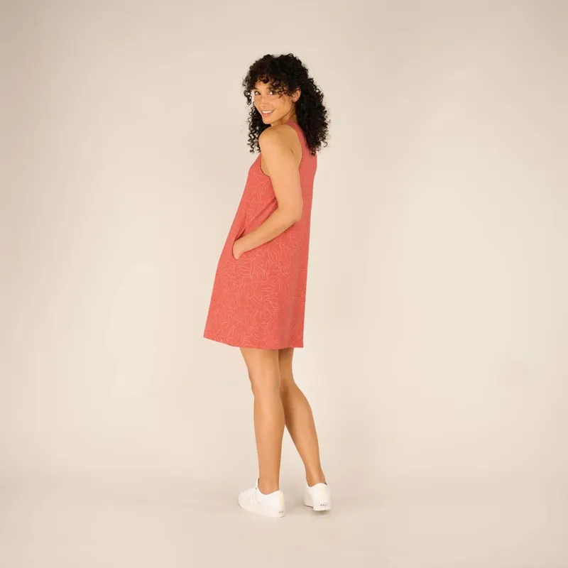 Sherpa Women's Padma Sporty Dress Sorbet Leaf-1