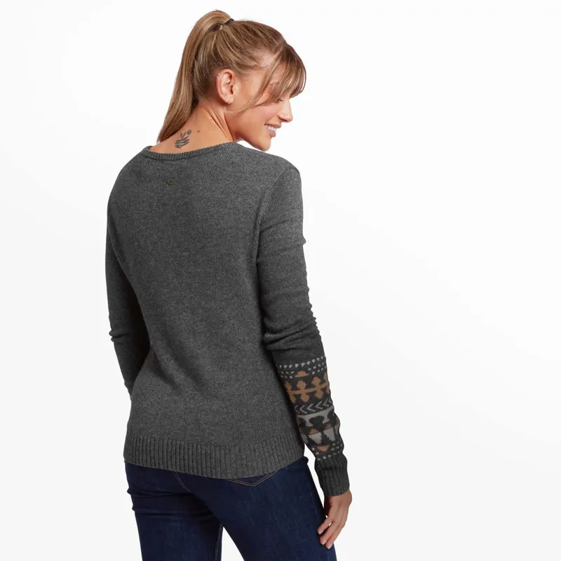 Sherpa Women's Maya V-Neck Sweater Kharani-2