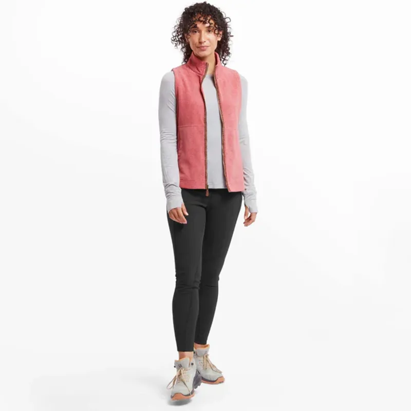 Sherpa Women's Rolpa Eco Vest Mineral Red-2