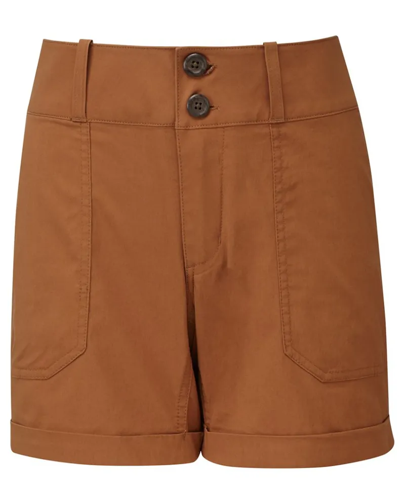 Sherpa Womens Naya 5 inch Short Henna Brown