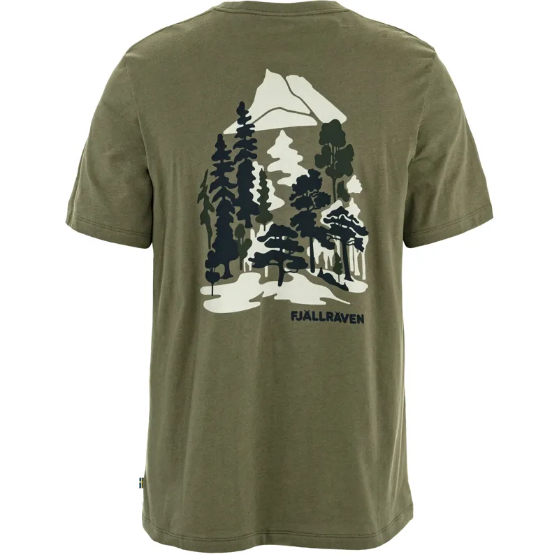 Fjallraven Men's Swedish Forest T-Shirt - Laurel Green-1