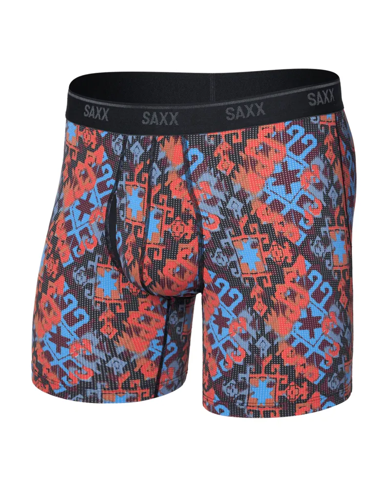 Saxx Quest Quick Dry Mesh BB Fly Heritage Weave-Multi