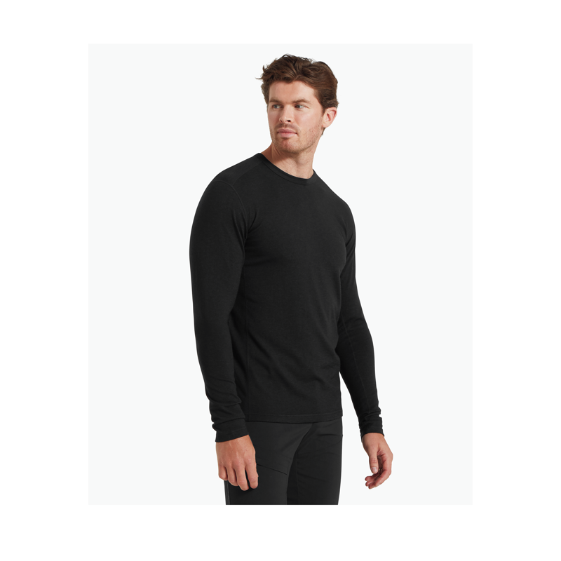 Artilect Men's Redstone 185 Long Sleeve Crew - Black-2
