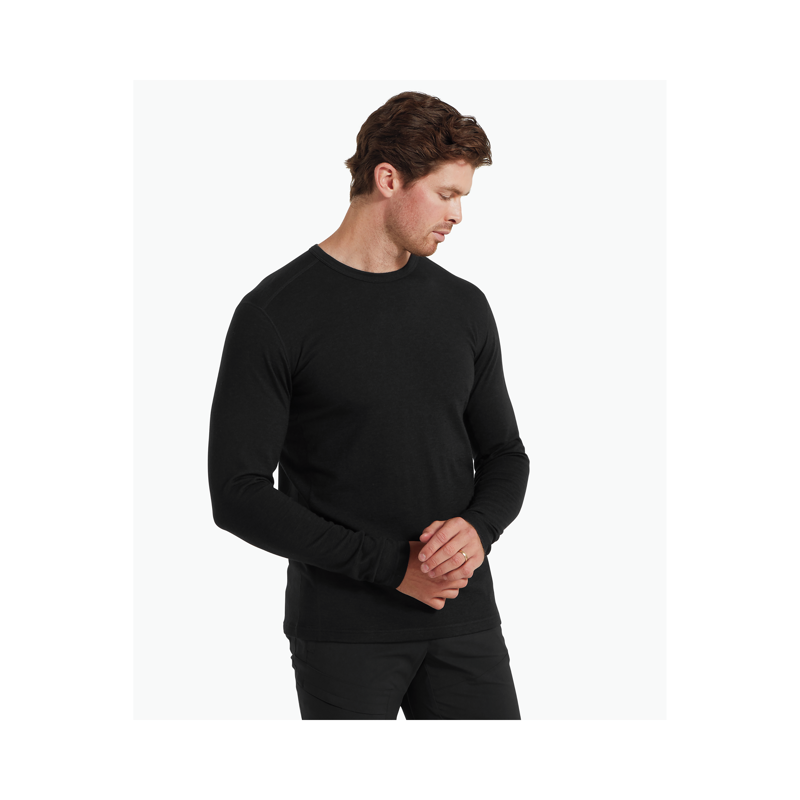Artilect Men's Redstone 185 Long Sleeve Crew - Black-3