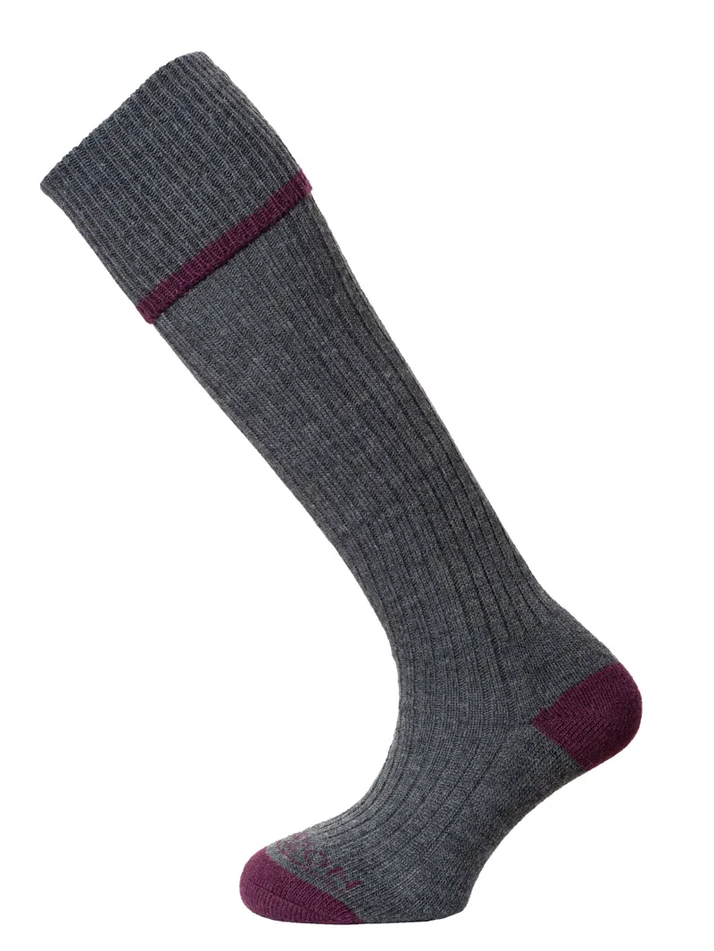 Horizon Field Sports Turn-Over-Top Sock Charcoal M/L