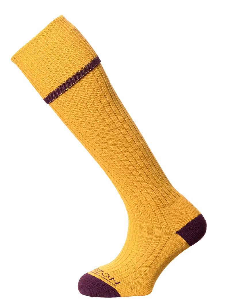 Horizon Field Sports Turn-Over-Top Sock Mustard M/L