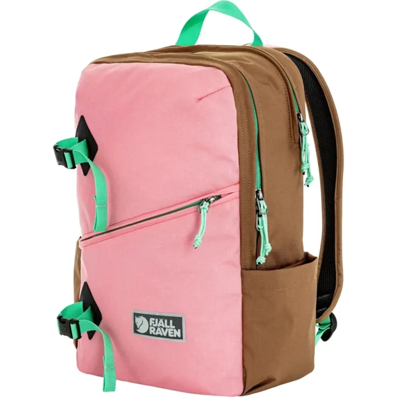 Fjallraven Vardag Backpack 17L - Poppy Pink-Khaki Dust -1