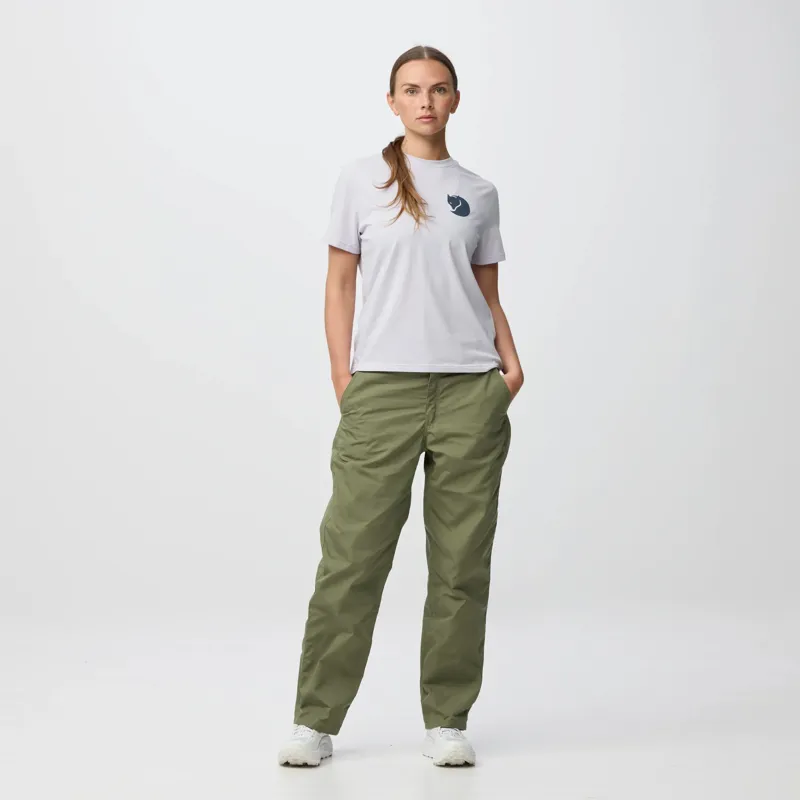 Fjallraven Women's Vardag Relaxed Trousers - Green-2