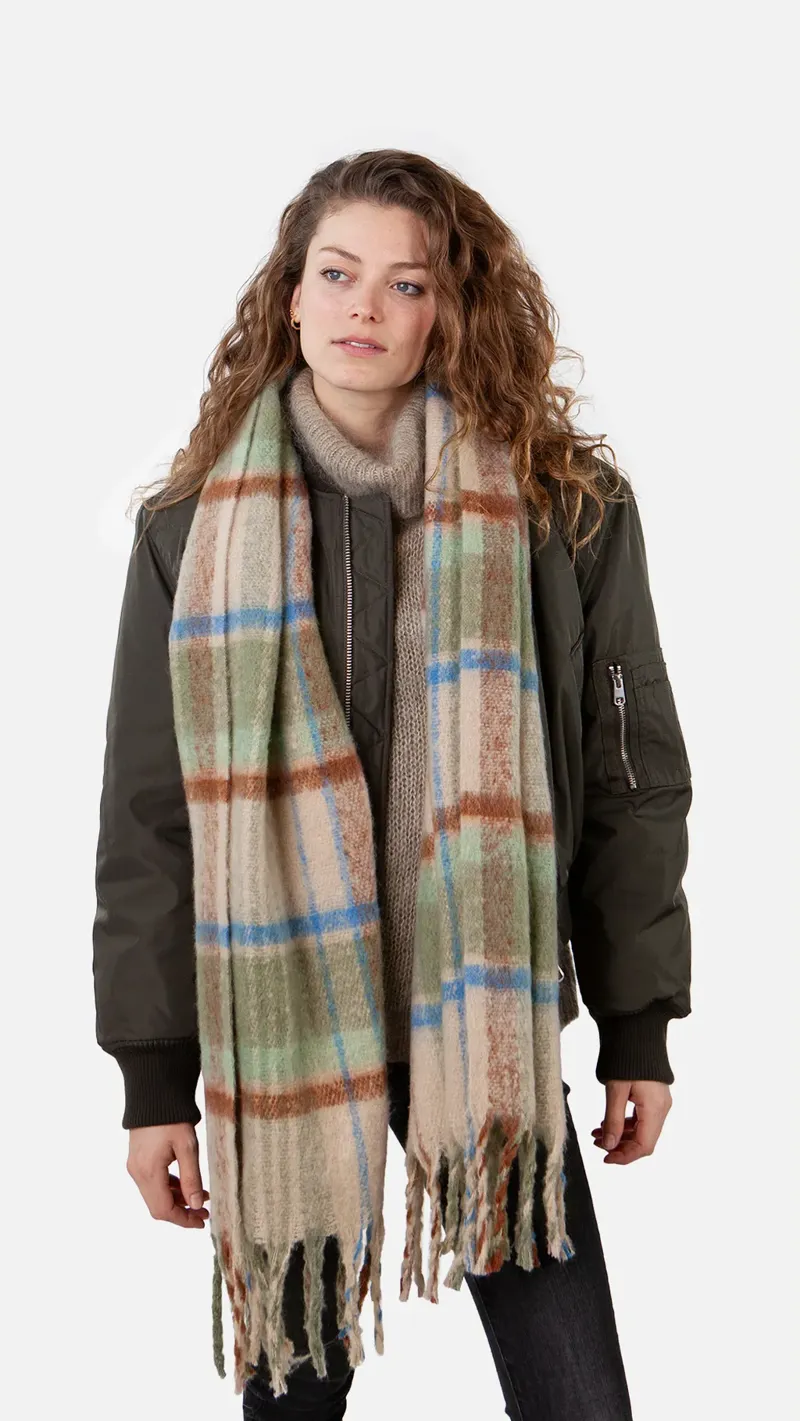 Barts Loriant Scarf Pale Army One Size-1