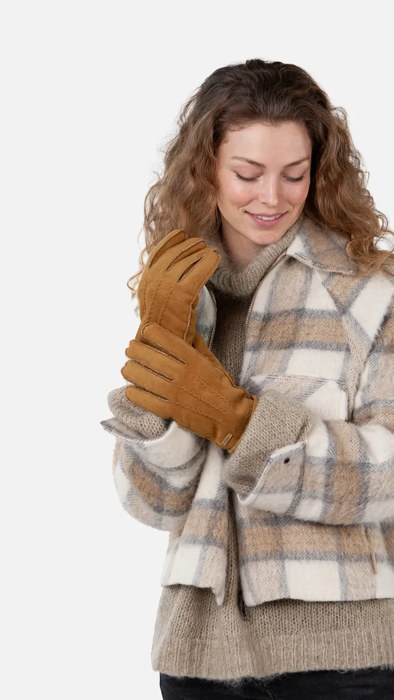 Barts Yokam Gloves Brown-1